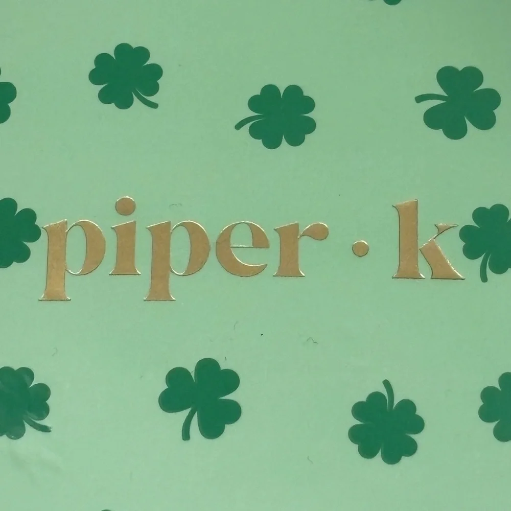 NWT Piper K St. Patrick's Day 5 Claw Clip set